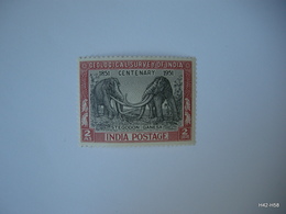 INDIA 1951. Centenary Of Geological Survey. Stegodon Ganesa. 2As. SG 334. MNH. - Nuovi