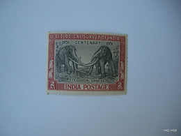 INDIA 1951. Centenary Of Geological Survey. Stegodon Ganesa. 2As. SG 334. MNH. - Unused Stamps