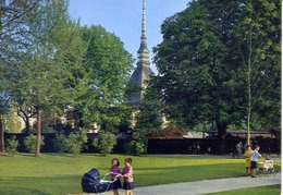 Torino - Mole Antonelliana Dai Giardini Reali - Formato Grande Viaggiata – E 7 - Mole Antonelliana