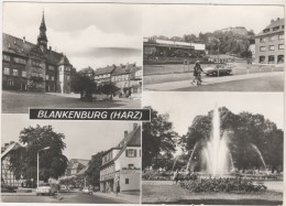 Blankenburg Harz - S/w Mehrbildkarte 17   Großbildkarte - Blankenburg