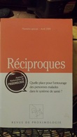 Reciproques Revue De Proximologie - Médecine & Santé