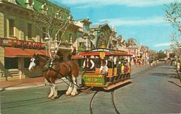 DISNEYLAND-HORSE-DRAWN STREET CAR-NON VIAGGIATA - Disneyland