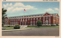 U. S. POST OFFICE-PORTLAND-MAINE-NON VIAGGIATA - Portland