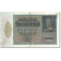 Billet, Allemagne, 10,000 Mark, 1922, 1922-01-19, KM:71, TTB - 10.000 Mark