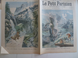 Journal Le Petit Parisien 17 Juillet 1904 Naufrage Sous-Marin Cronstadt Epierre Arc Accident Gare Saint Lazare Dauphin - Le Petit Parisien