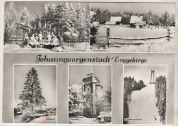 Johanngeorgenstadt - S/w Mehrbildkarte 13   Großbildkarte - Johanngeorgenstadt