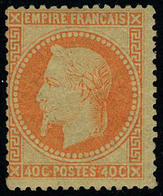 Neuf Avec Charnière N° 31b, 40c Orange Vif T.B. Signé Brun - Sonstige & Ohne Zuordnung