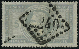 Oblitéré N° 33, 5f Empire, Léger Clair Aspect T.B. - Sonstige & Ohne Zuordnung