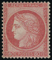 Neuf Avec Charnière N° 57, 80c Rose Très Bon Centrage, T.B. Signé - Sonstige & Ohne Zuordnung