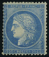 Neuf Avec Charnière N° 60A, 25c Bleu Type I T.B. - Other & Unclassified