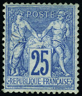 Neuf Avec Charnière N° 78, 25c Outremer, Type II, Cl, T.B. Signé JF Brun. - Autres & Non Classés