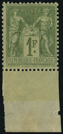 Neuf Sans Charnière N° 82, 1f Olive Clair (II), Bdf, TB - Sonstige & Ohne Zuordnung