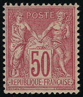 Neuf Avec Charnière N° 98, 50c Rose Type II Bon Centrage, Cl , T.B. - Altri & Non Classificati