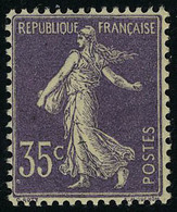 Neuf Sans Charnière N° 136, 35c Violet Clair Excellent Centrage, T.B. - Altri & Non Classificati