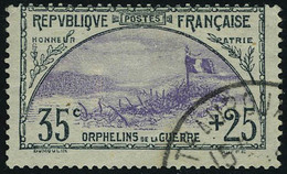 Oblitéré N° 152, 35c + 25c Orphelins, T.B. - Altri & Non Classificati