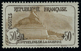 Neuf Sans Charnière N° 153, 50c + 50c Orphelins, T.B. Signé JF Brun - Altri & Non Classificati