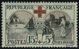 Neuf Sans Charnière N° 156, 15c + 5c, Croix Rouge, Très Bien Centré TB - Altri & Non Classificati