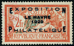 Oblitéré N° 257A. 2f Expo Du Havre, Càd Rouge De L'expo. T.B. - Sonstige & Ohne Zuordnung