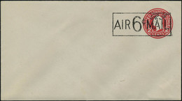 Lettre Entier Postal US à 2c Rouge, Surcharge De Dakar Type II + Surcharge 6c Air Mail TB. Mayer - Altri & Non Classificati