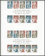 Neuf Sans Charnière Europa 1982. France, Essais De Couleurs Multicolores. Bandes De 10ex. Non Dentelé. T.B. - Other & Unclassified