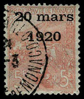 Oblitéré N° 34/43, La Série Complète Surchargée 20 Mars 1920, Excellent Centrage, Signé Calves - Otros & Sin Clasificación