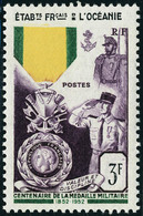 Neuf Sans Charnière 1952. Médaille Militaire, Série Complète, T.B. Cote Maury. - Sonstige & Ohne Zuordnung