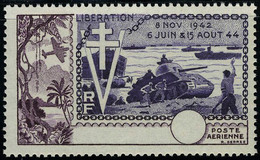 Neuf Sans Charnière 1954, 10è Anniversaire De La Libération Non émis, Violet Et Lilas Brun, Dentelé, Sans Nom De Territo - Altri & Non Classificati