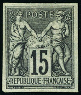 Neuf Avec Charnière N° 33, 15c Gris, T.B. - Other & Unclassified