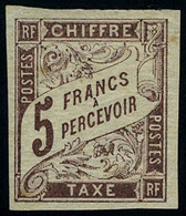 Neuf Avec Charnière N° 15/17, 1f 2f Et 5f Marron TB - Other & Unclassified