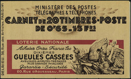 Neuf Sans Charnière N° 137, 65c Bleu Rue De La Kasbah, Carnet De 20t Pub Fraissinet, Byrrh 2 Fois, Torpédo, S 94 TB, Mau - Autres & Non Classés