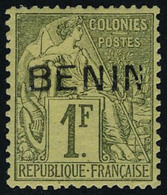 Neuf Avec Charnière N° 13, 1f Vert Olive, Surcharge III  Signé Gilbert - Sonstige & Ohne Zuordnung