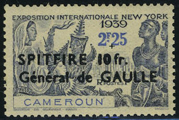 Neuf Sans Charnière N° 245/6, La Paire Spitfire Général De Gaulle T.B. Gomme Coloniale - Other & Unclassified