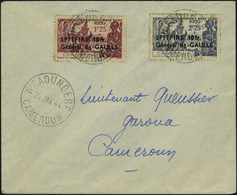 Lettre N° 245/6, La Paire Spitfire General De Gaulle Sur L Càd N Gaoudere 25 Janv 44 Pour Garoua Cameroun, TB Maury - Altri & Non Classificati