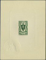 N° 249/62, La Série France Libre De Londres En 14 épreuves De Luxe Toutes Avec Le Cachet à Sec Du Ministère Des Colonies - Otros & Sin Clasificación