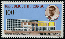 Neuf Sans Charnière N° 11, 100f Mairie De Brazzaville, T.B. - Otros & Sin Clasificación