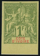 Neuf Sans Gomme N° 13a, 1f Vert Olive ND Bdf, Superbe - Otros & Sin Clasificación