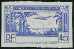 Neuf Sans Gomme 4f50 Bleu Sans La Légente Cote D'Ivoire, ND T.B. - Sonstige & Ohne Zuordnung
