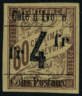 Neuf Avec Charnière N° 11, 4f Sur 60c Brun Sur Chamois, Surcharge Type II TB Signé A Brun - Otros & Sin Clasificación