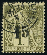 Oblitéré N° 7. 15 Sur 1f, Càd De Libreville, T.B. Signé A. Brun. - Other & Unclassified