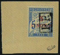 Fragment N° 18, 5c Sur 5c Bleu PP Sur Frgt, T.B. Signé Calves + Certificat Gilbert - Sonstige & Ohne Zuordnung