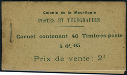 Neuf Sans Charnière N° 20, Carnet Complet De 40ex Du 5c Vert Jaune Et Vert, T.B. Maury - Otros & Sin Clasificación