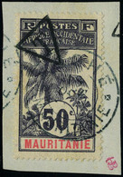 Oblitéré N° 7, 50c Violet Càd De Boghé, Surcharge Noire Sur Petit Fragment TB - Other & Unclassified