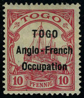 Neuf Avec Charnière N° 34, 10pf Anglo French Occupation, Type I, TB Signé Champion - Altri & Non Classificati