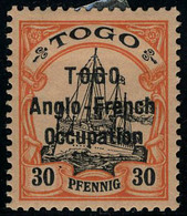 Neuf Avec Charnière N° 37, 30pf  Anglo French Occupation, Type I, TB Signé A Brun - Altri & Non Classificati