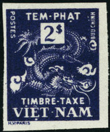 Neuf Sans Charnière Type Dragon. 2Pi Violet. Dans La Couleur Du N°8. Unicolore. Non Dentelé. T.B. - Autres & Non Classés