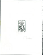 N°173. 19f Droits De L'Homme. Epreuve D'artiste En Noir. Cachet à Sec De Contrôle. T.B. - Altri & Non Classificati