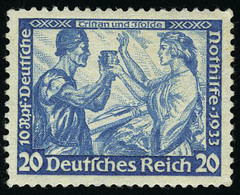 Neuf Sans Charnière N°476. 20p + 10p Bleu Clair. T.B. - Andere & Zonder Classificatie