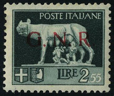 Neuf Avec Charnière N° 1/17, République Sociale, Les 17 Premières V Aleurs De La Série Surchargée GNR TB   Sassone 476/8 - Altri & Non Classificati