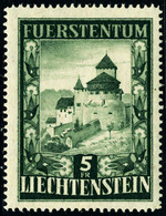 Neuf Sans Charnière N° 272, 5f Chateau De Vaduz, T.B. - Autres & Non Classés