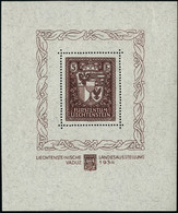 Neuf Sans Charnière N° 1. Le Bloc Vaduz 1934. T.B. - Other & Unclassified